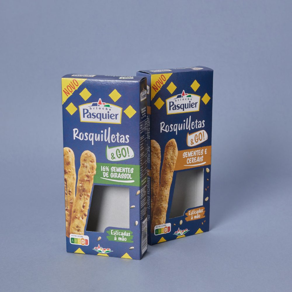 Estuche para panes de pipas con diseño funcional y atractivo para productos de panadería